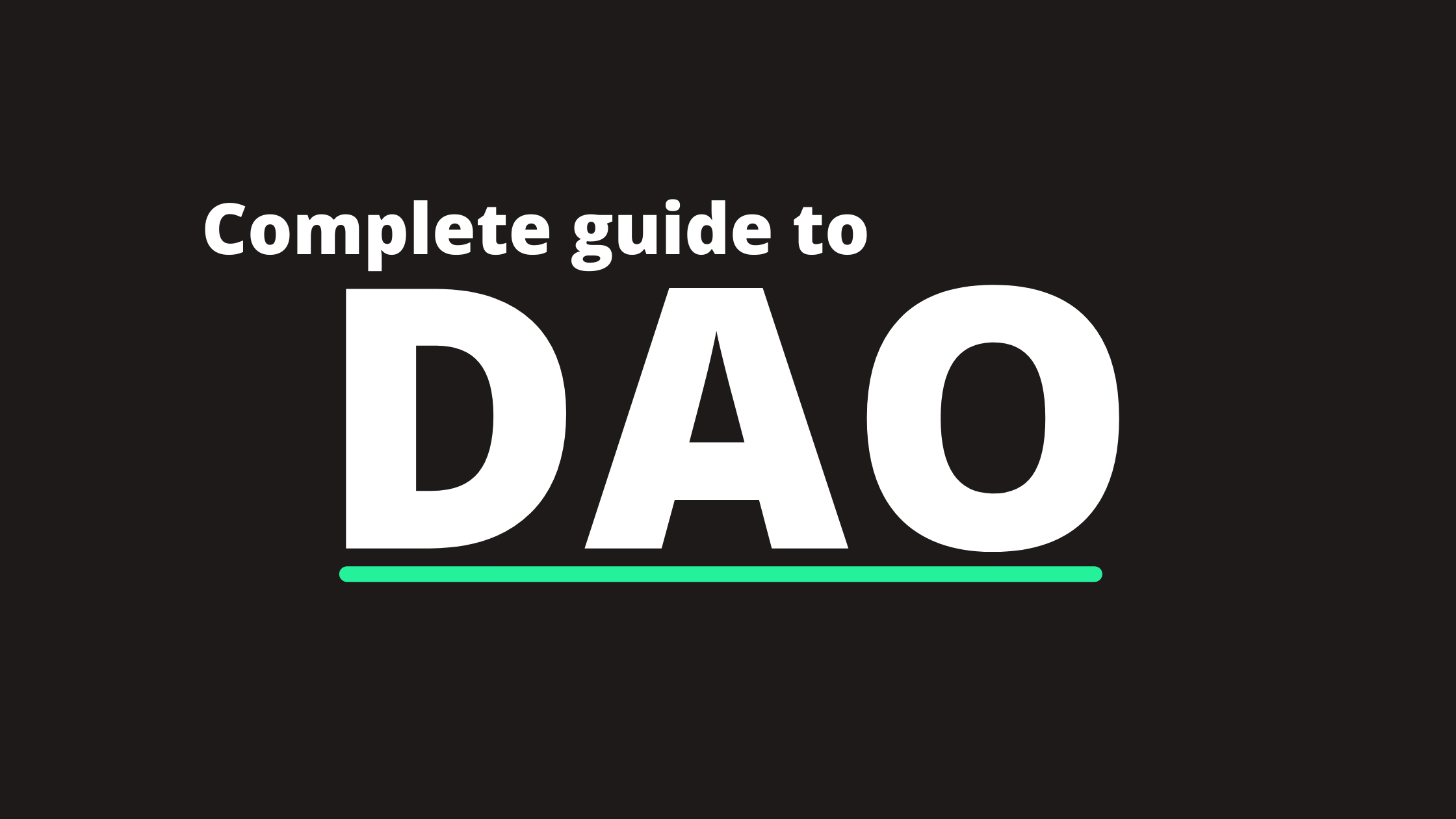 What Is A Decentralized Autonomous Organization Dao A Complete What Is A Decentralized Autonomous Organization Dao A Complete