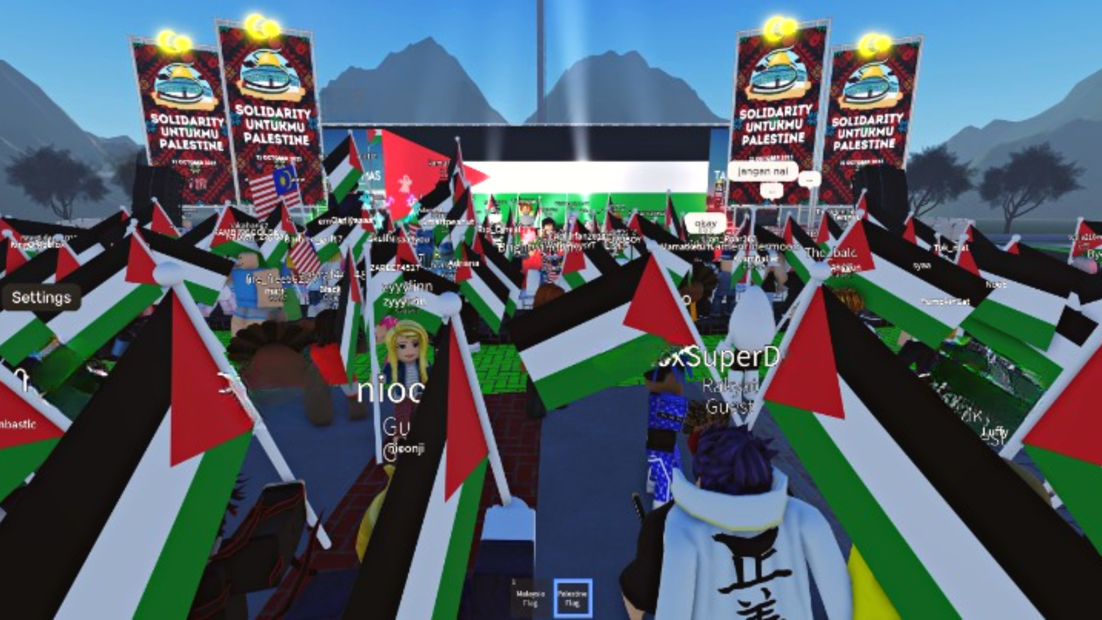 Kids on Roblox are organising their own pro-Palestine protests in the game