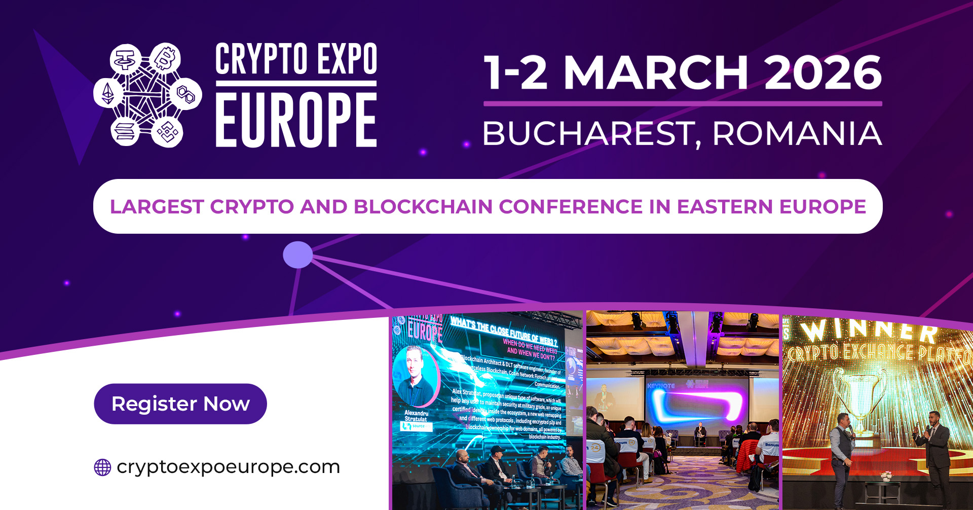 Crypto Expo Europe 2026: Eastern Europe’s Flagship Web3 Event Returns to Bucharest